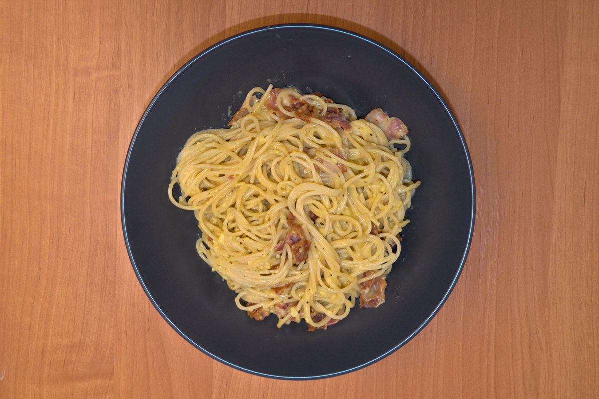 Espagueti a la carbonara