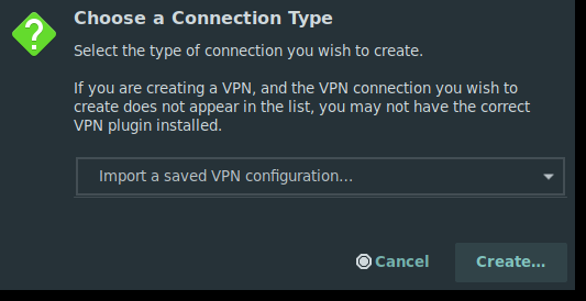 VPN dialog